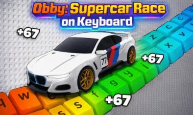 Obby: Supercar Race on Keyboard img