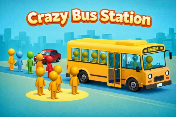 Crazy Bus Station online for free game