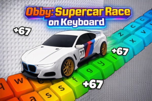 How to play Obby: Supercar Race on Keyboard online for free